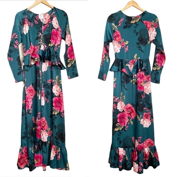 MISA LOS ANGELES FLORAL MORGAN ROBE - Picture 2 of 8